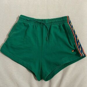 Aviator Nation Bolt Stripe Lounger Short - KELLEY GREEN